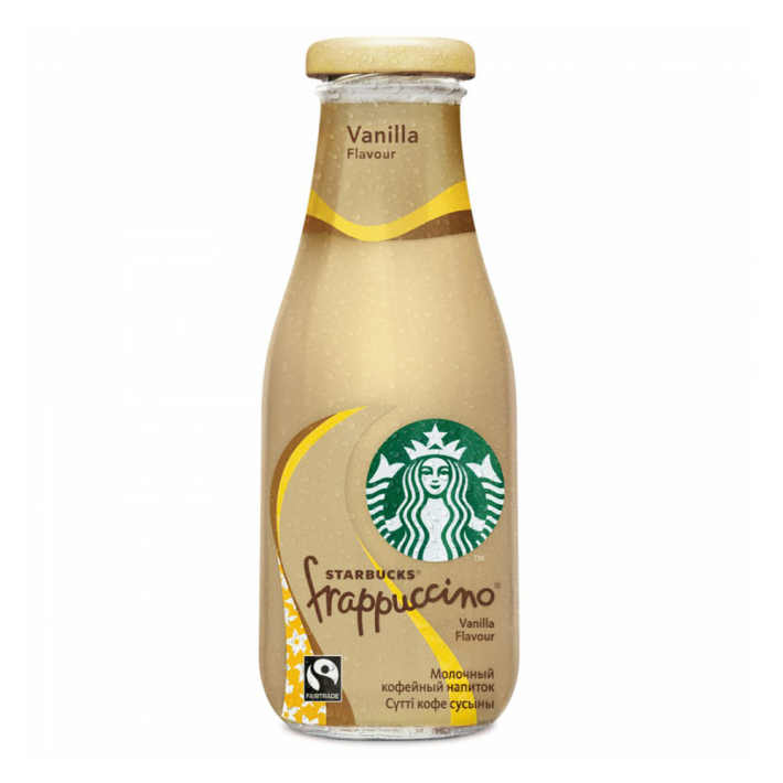 НАПИТОК КОФЕЙНЫЙ STARBUCKS FRAPPUCCINO VANILLA МОЛ 250МЛ С/Б
