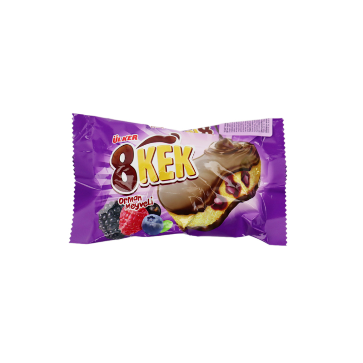 КЕКС DANKEK 8 KEK С НАЧИНКОЙ ИЗ ЛЕСНЫХ ЯГОД 55ГР