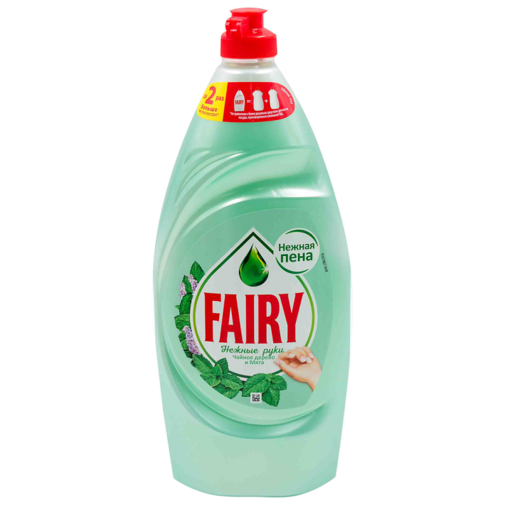 Средство для мытья посуды Fairy нежные руки чай мята 900 мл