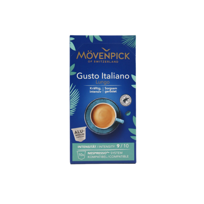 КОФЕ В КАПСУЛАХ MOVENPICK GUSTO ITALIANO GREEN CAP 57ГР
