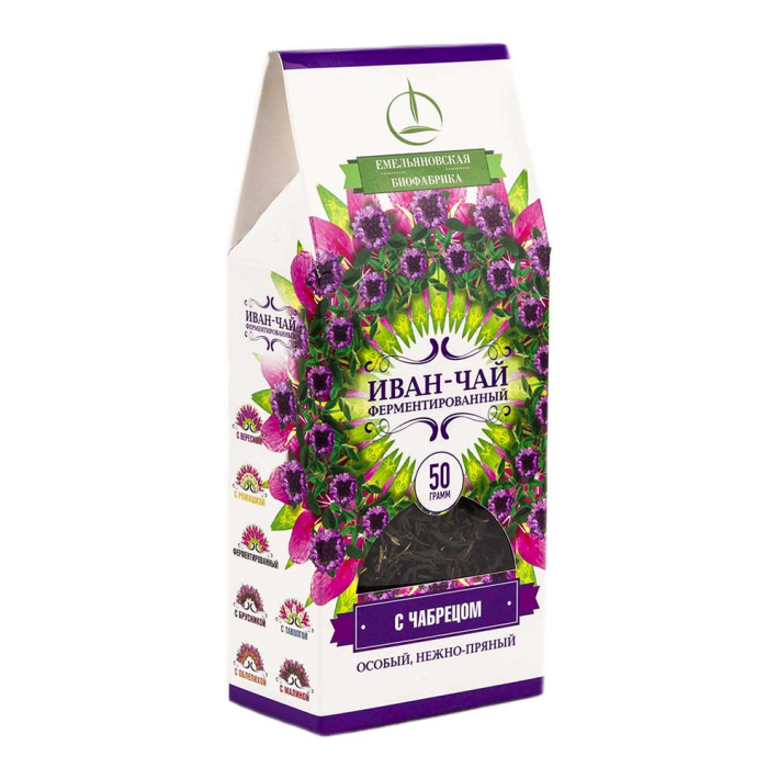 Иван-чай ферментированный с чабрецом 50 г