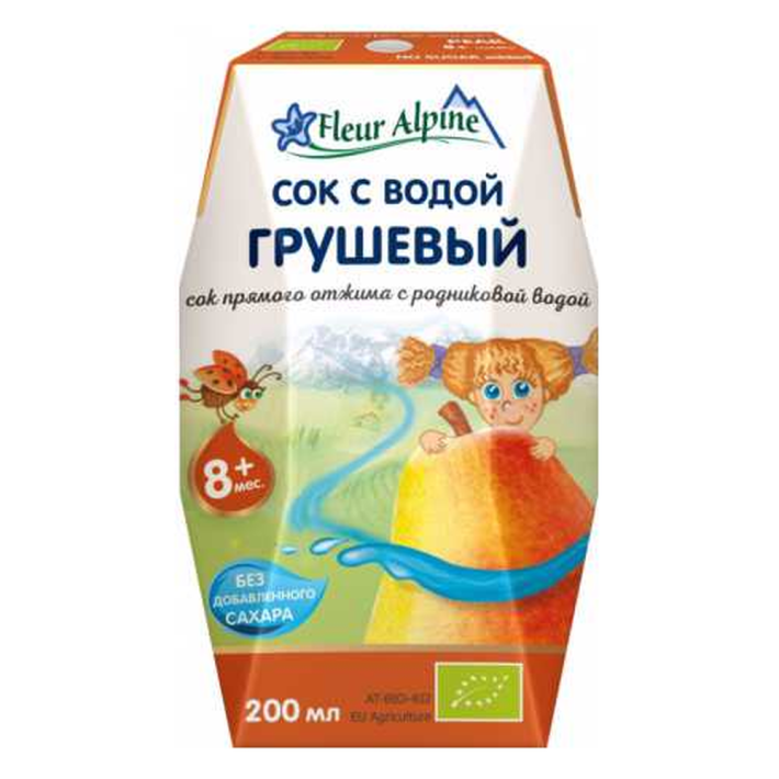 СОК С РОДНИКОВОЙ ВОДОЙ ГРУШЕВЫЙ