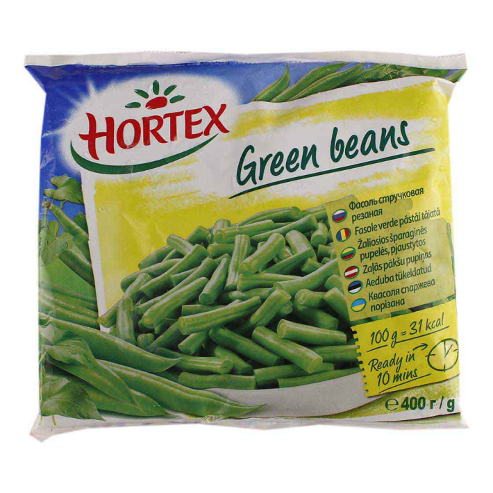 Фасоль Hortex стручковая резаная 400 г