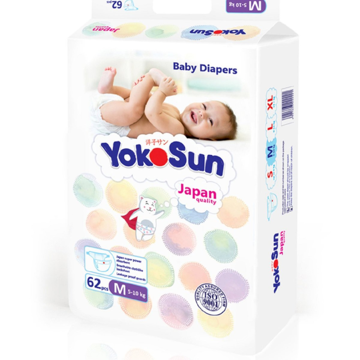 Подгузники детские Yokosun m62 5-10 кг