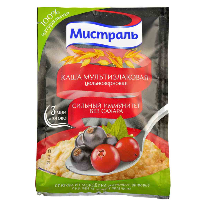 Каша Мистраль мультизлак сильный иммунитет 40 г