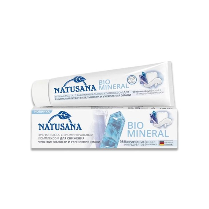 ЗУБНАЯ ПАСТА NATUSANA BIO MINERAL 100МЛ