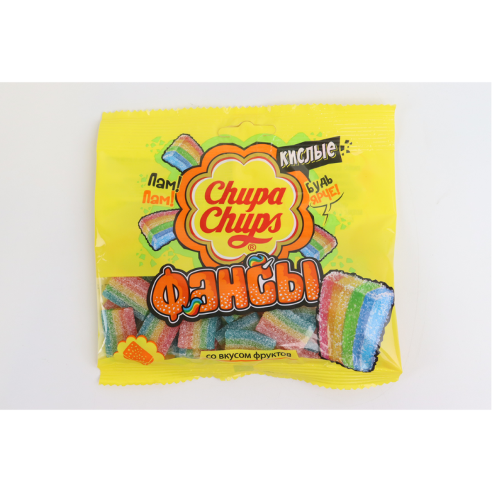 МАРМЕЛАД CHUPA CHUPS КИСЛЫЕ ФАНСЫ 100ГР
