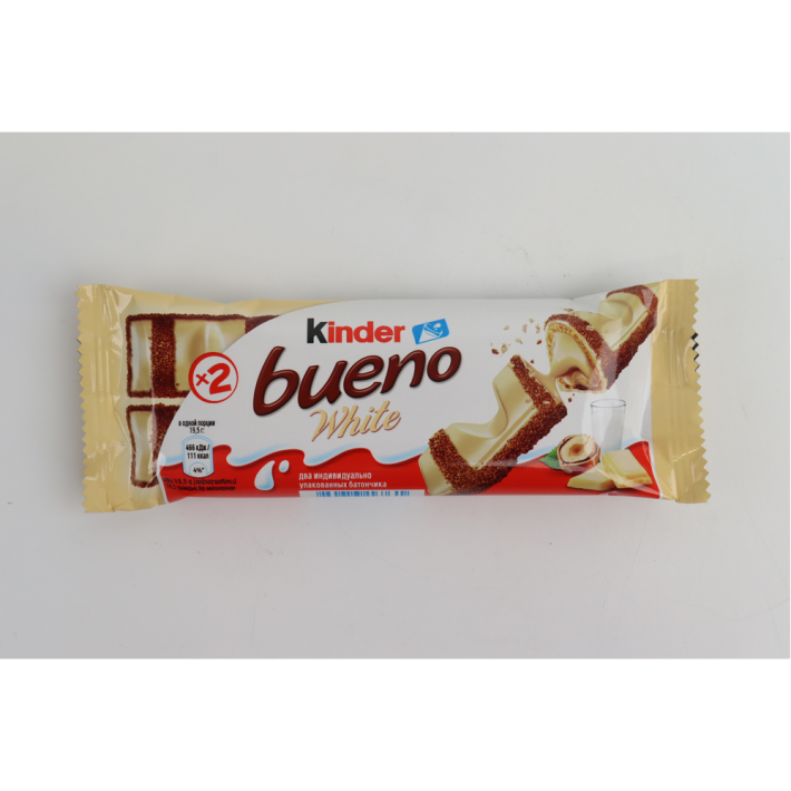 Вафли Kinder Буэно В Белом Шоколаде 39 г