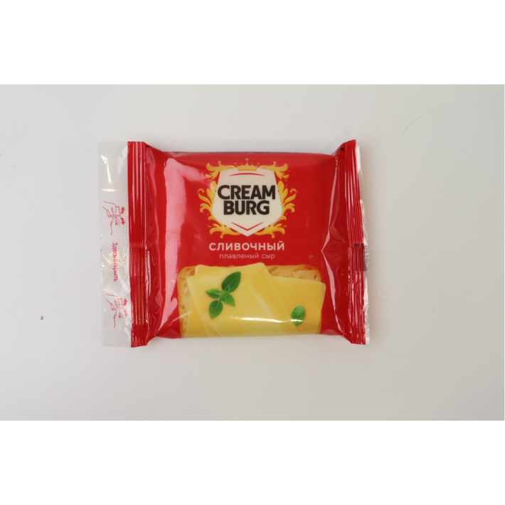 СЫР ПЛАВЛЕНЫЙ CREAMBURG СЛИВОЧНЫЙ 45% 140ГР