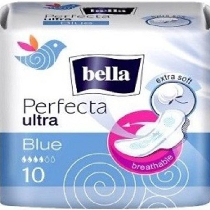 Прокладки Bella perfecta ultra blue белая лилия 10 шт