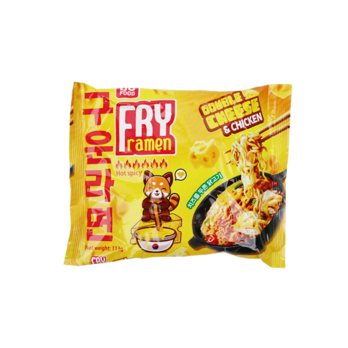 ЛАПША DO RAMEN ЖАРЕНЫЙ ДВОЙНОЙ СЫР КУРИЦЕЙ 113ГР