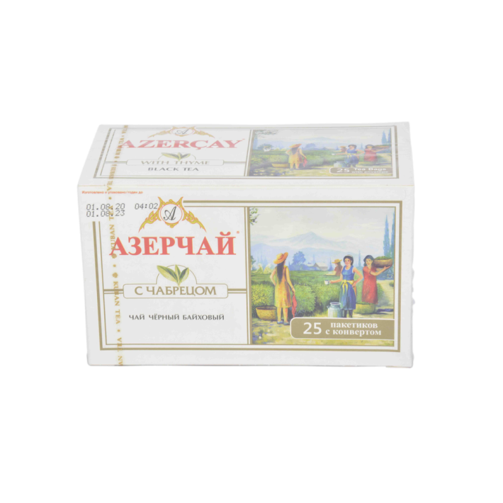 Чай Azercay черный байховый с чабрецом 25 шт