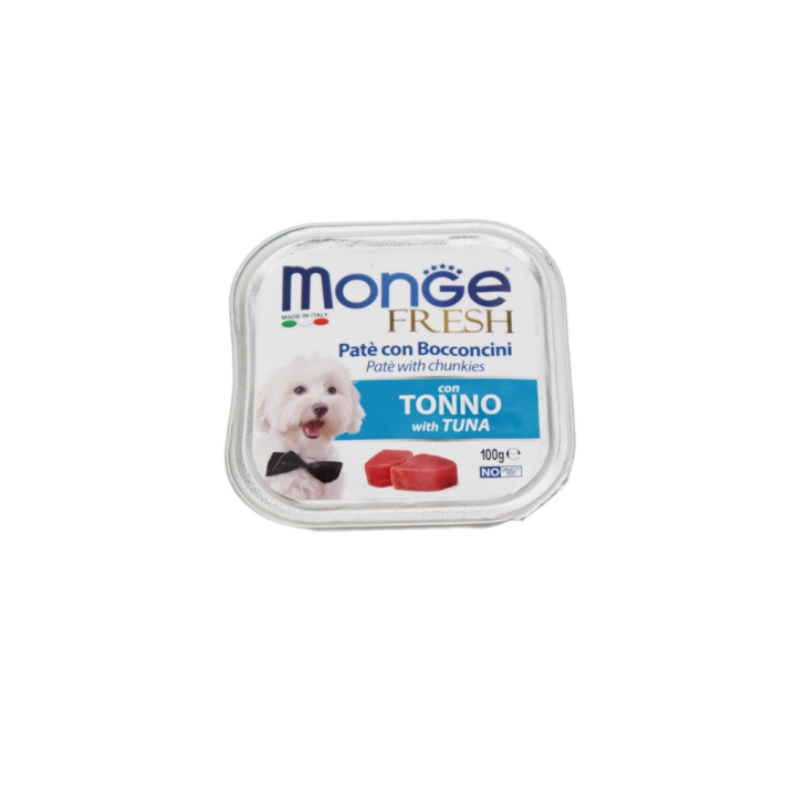 Паштет Monge fresh dog для собак кусоч с тунцом 100 г