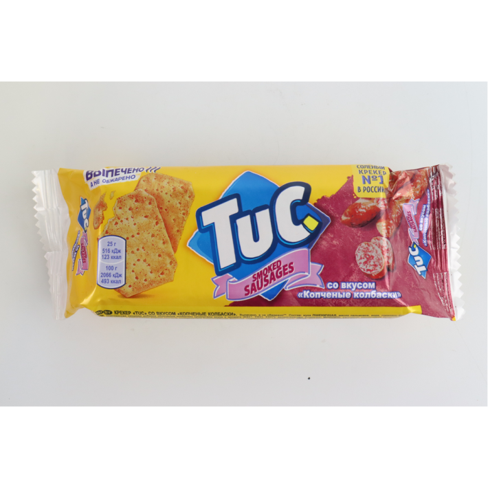 Крекер соленый Тук вкус копченых колбасок 100 г