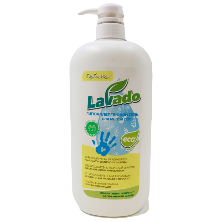 ГЕЛЬ Д/ПОСУДЫ LAVADO ECO БРАЗИЛЬСКИЙ ЛАЙМ 1100МЛ
