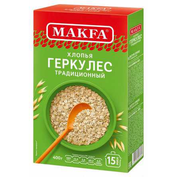 Хлопья геркулес Макфа 12*400 г