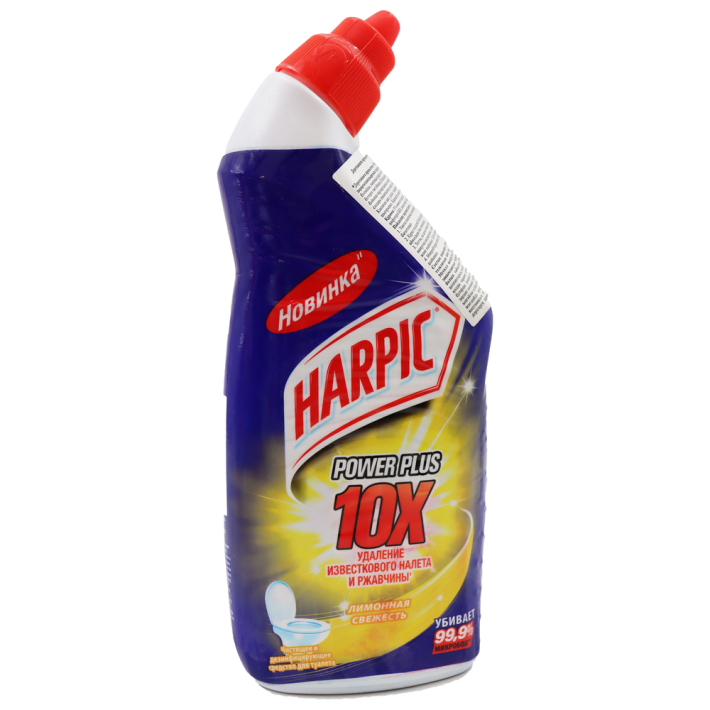 СР-ВО Д/ТУАЛЕТА HARPIC POWER PLUS ДЕЗИНФ. ЛИМОН/СВЕЖЕСТЬ 450МЛ