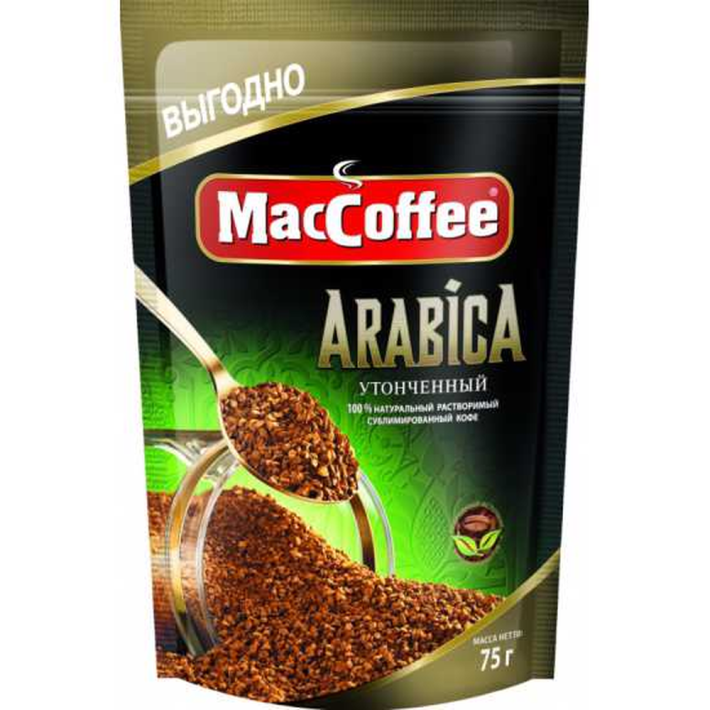 Кофе Maccoffee arabica pouch 75 г
