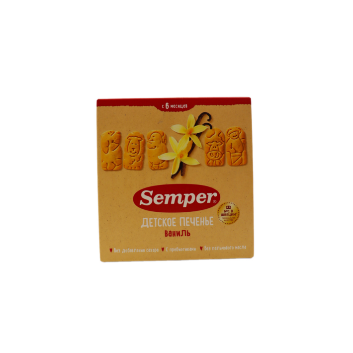 Детское печенье Semper ванильное фигурки ферма 125 г