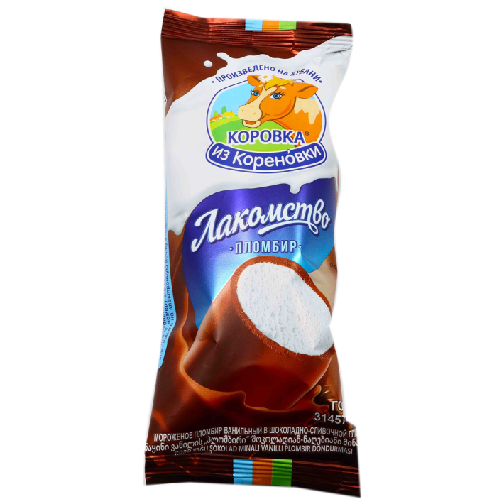 Пломбир в шоколадно-сливочной глазури 90 г