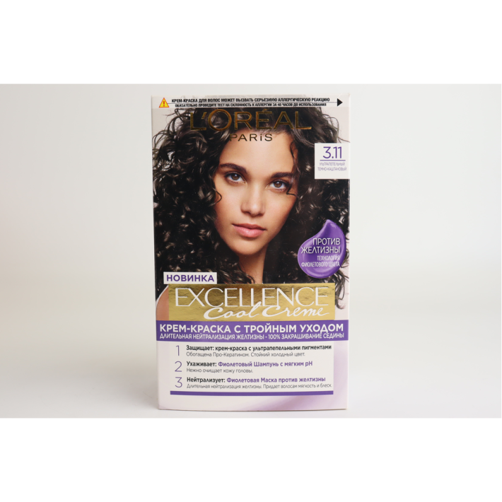 КРАСКА Д/ВОЛОС L'ОREAL EXCELLENCE CREME 3.11 ТЕМНЫЙ КАШТАН