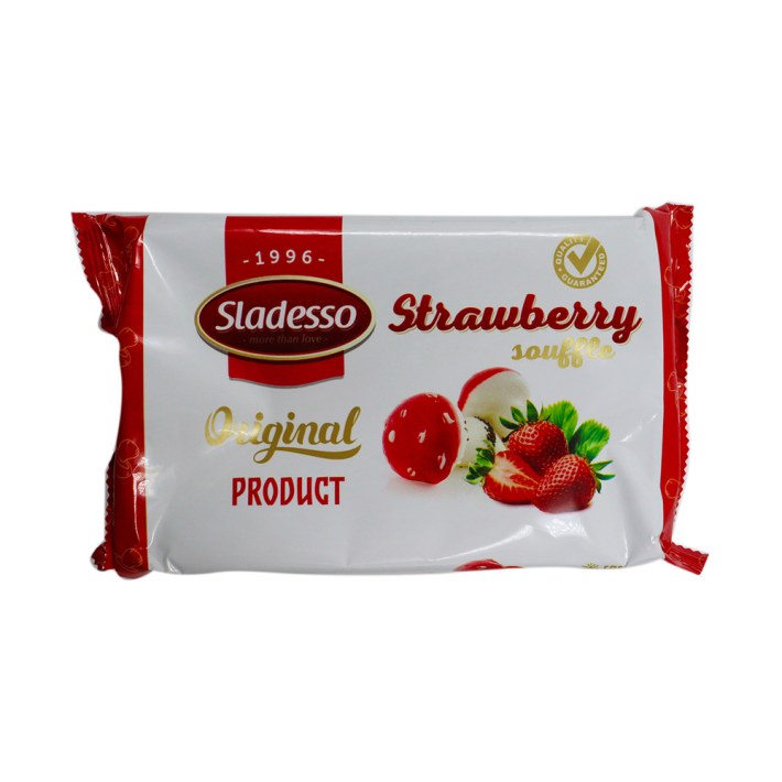 КОНФЕТЫ STRAWBERRY SOUFFLE SLADESSO 180ГР