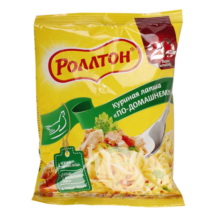 Лапша Роллтон яичная куриная по дом 85 г