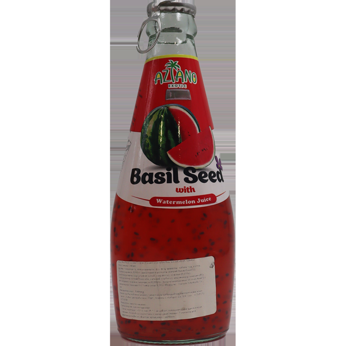 НАПИТОК БЕЗАЛКОГОЛЬНЫЙ BASIL SEED DRINK WATERMELON 290МЛ СТ/Б