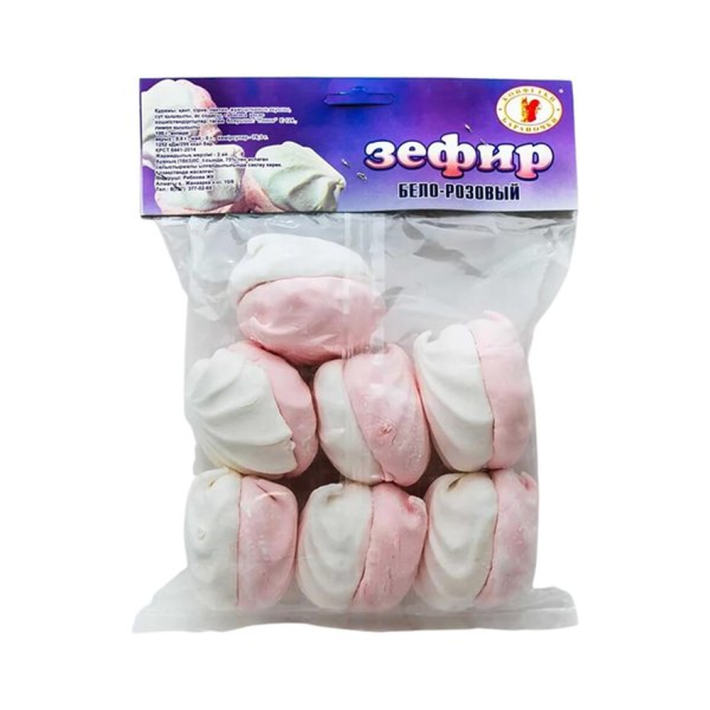 Зефир Бело-Розовый 300 г