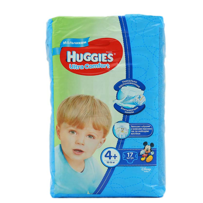 Подгузники Huggies ultra comfort conv 17 шт
