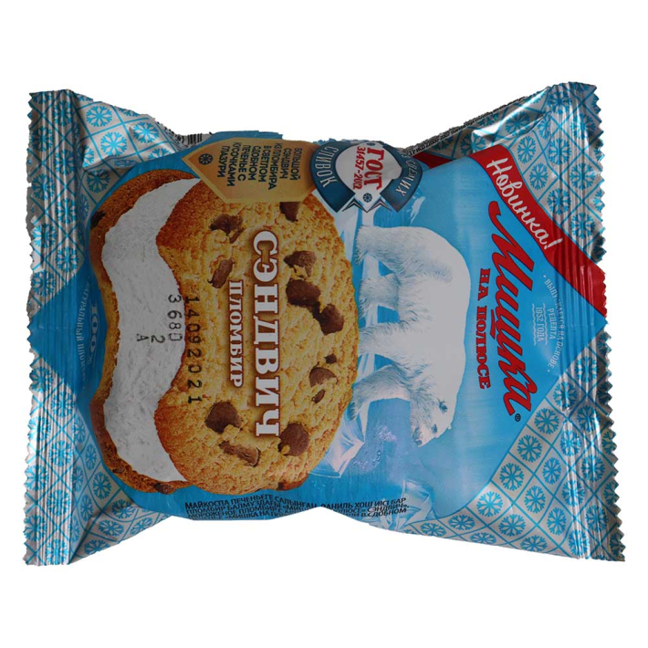 МОРОЖЕНОЕ МИШКА НА ПОЛЮСЕ ВАНИЛЬ 85ГР*22