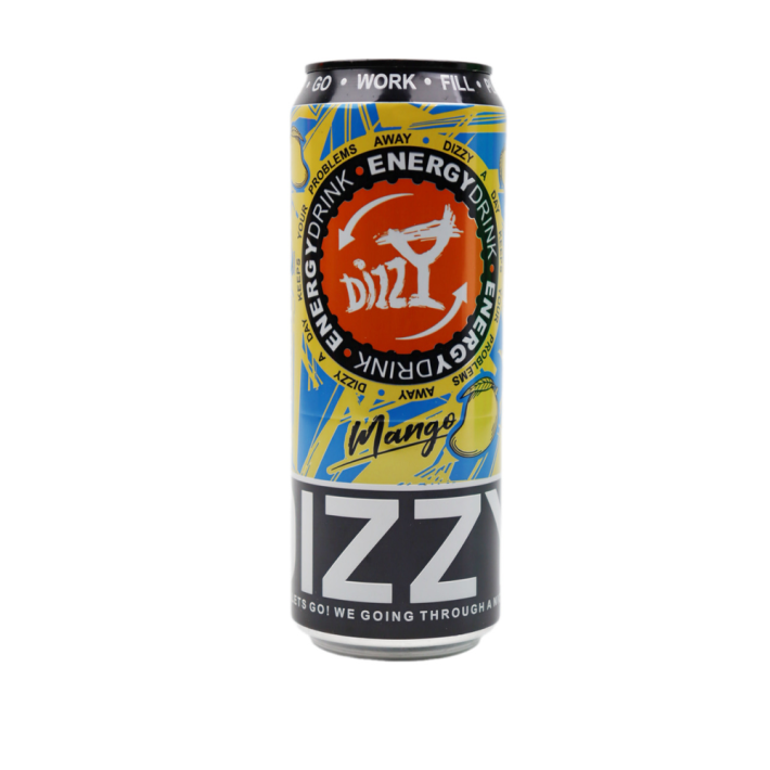 НАПИТОК ЭНЕРГЕТИЧЕСКИЙ DIZZY ENERGY МАНГО 0,45Л Ж/Б