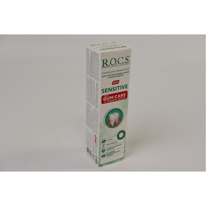 ПАСТА ЗУБНАЯ Д/ЧУВСТ ЗУБОВ ROCS SENSITIVE PLUS GUM CARE 94ГР