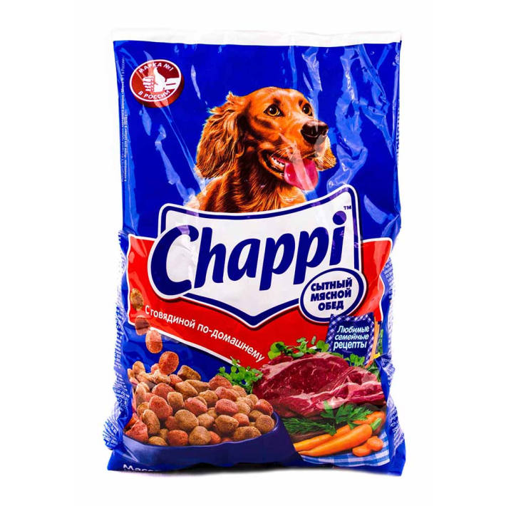 Корм Chappi говядина по домашнему 600 г