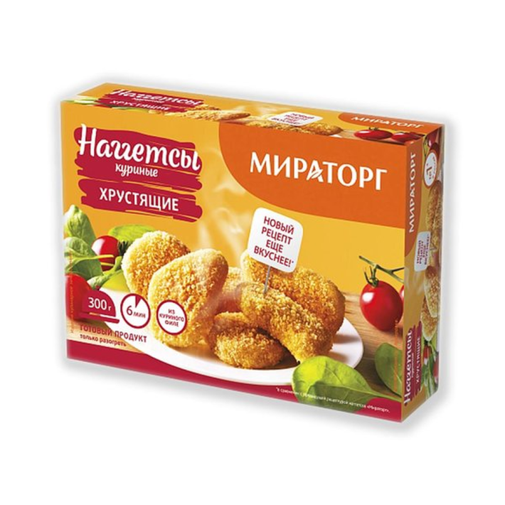 Наггетсы куриные Мираторг хрустящие Willma 300 г