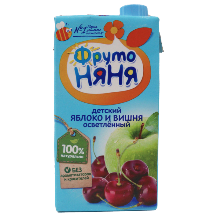 Сок Фруто Няня из Яблок и Вишни 500 мл