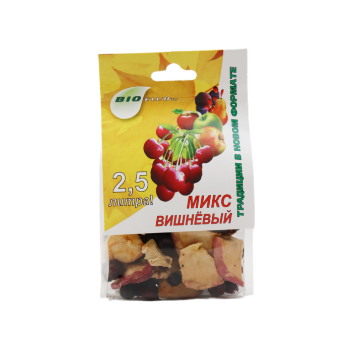 МИКС СУХОФРУКТОВ ВИШНЕВЫЙ BIOCLUB 80ГР