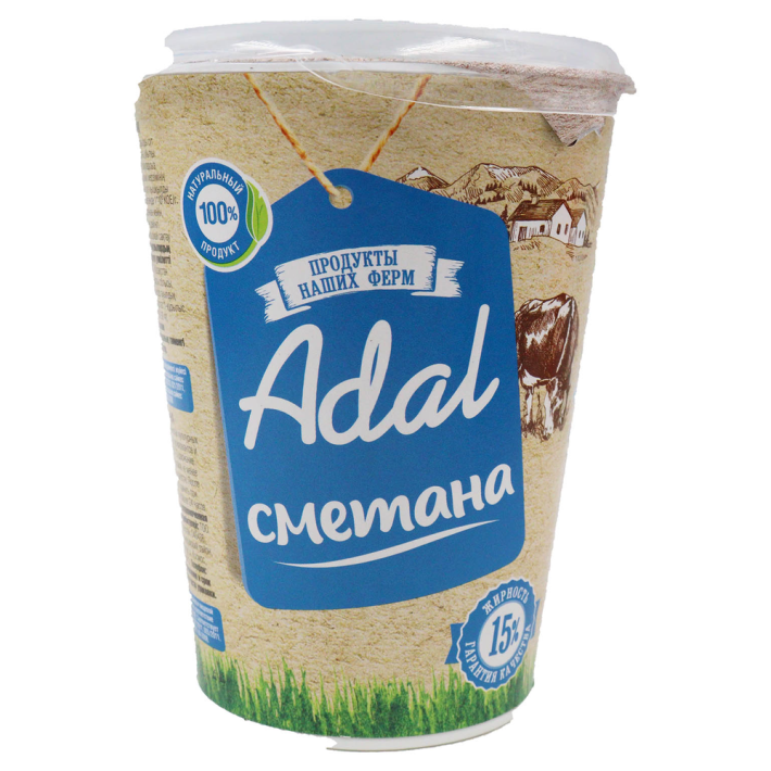 Сметана Продукты наших ферм 15% 380 г