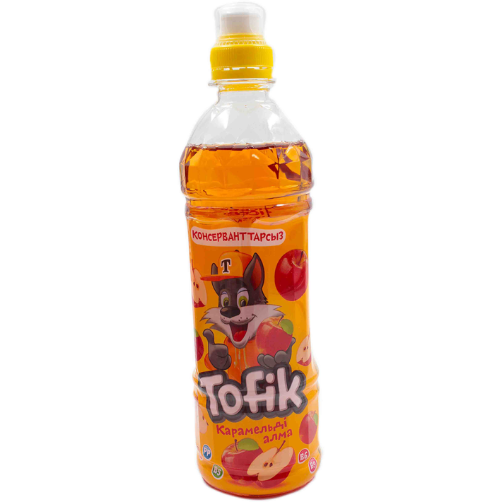 Напиток Tofik карамельн яблоко не газированное пластиковая бутылка 0,5 л