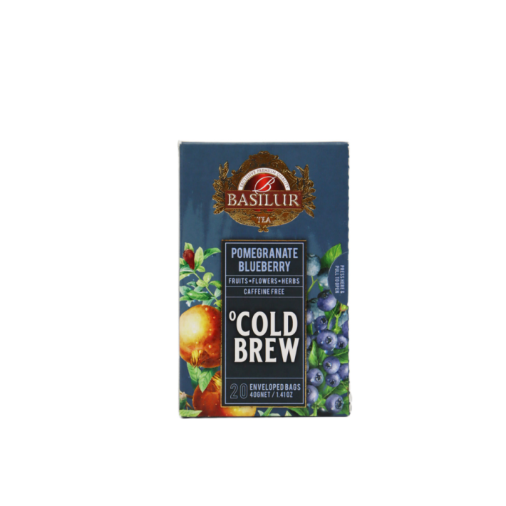 ЧАЙ BASILUR COLD BREW POMEGRANATE 20ШТ 2ГР КАРТ\УП 40ГР