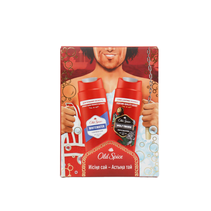ПН OLD SPICE ГЕЛЬ 250МЛ+Ш-НЬ WHITEWATER+ГЕЛЬ WOLFTORN 250МЛ