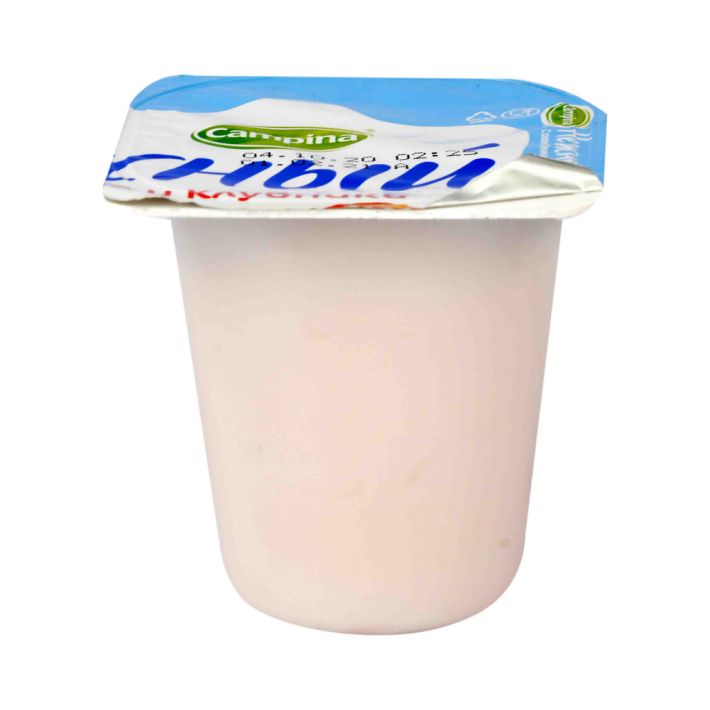 Йогурт Campina Нежный 1,2% банан клубника 100 г