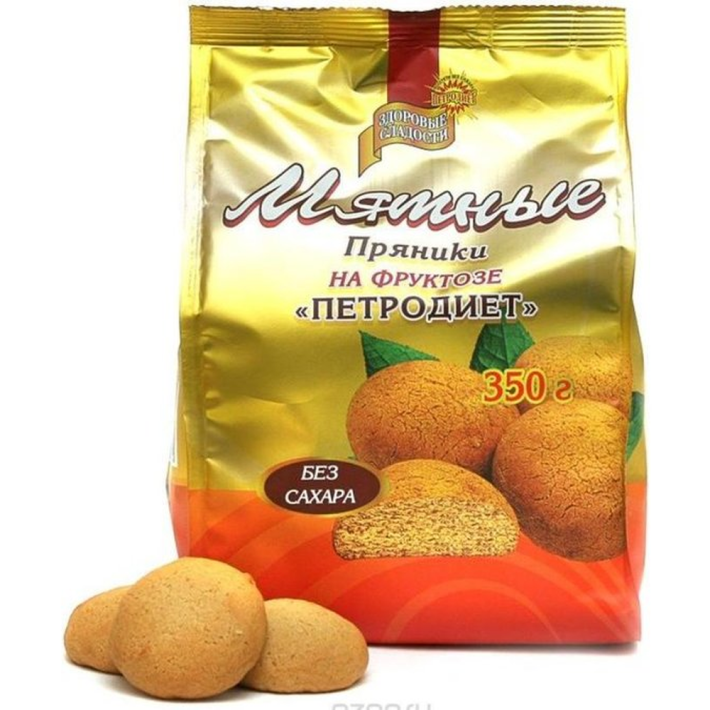 Пряники мятные на фруктозе 350 г