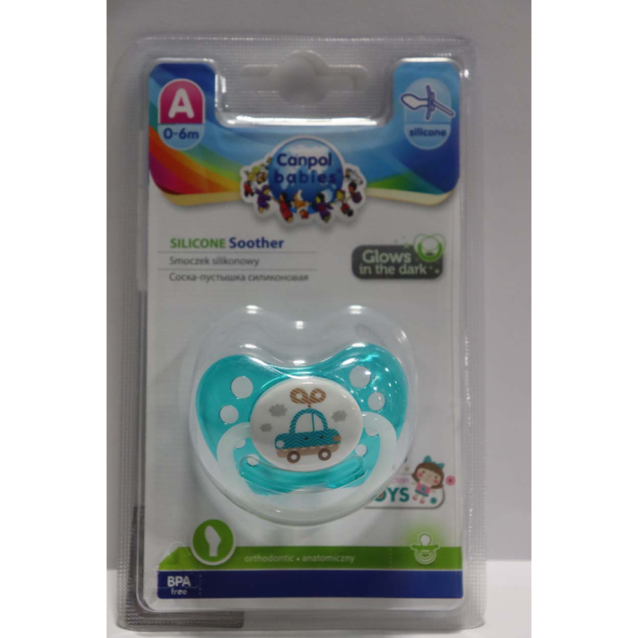 Пустышка Canpol Babies анатомическаяическая силиконовая овый 0-6 toys