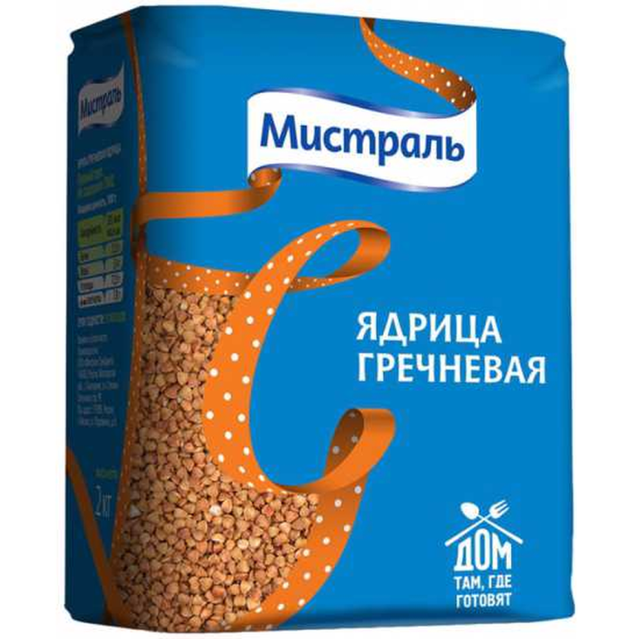 Гречка Мистраль ядрица 2 кг