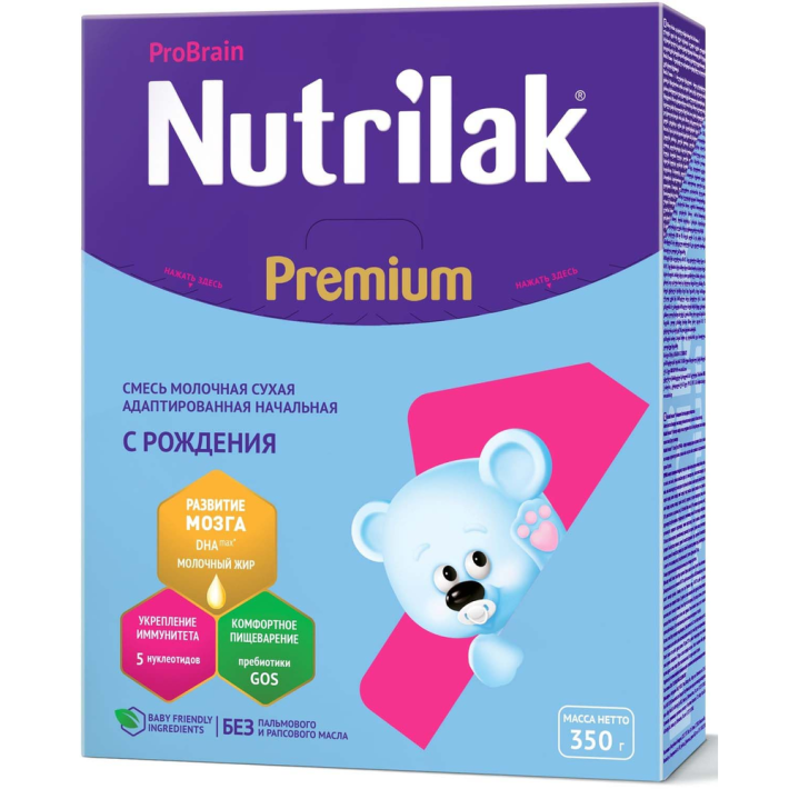 Смесь Nutrilak premium 1 месяцев 350 г