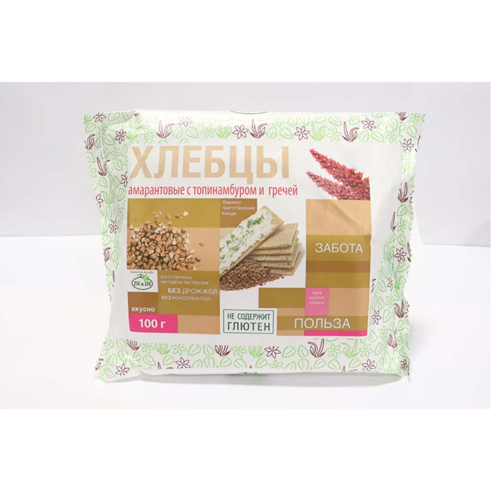 Хлебцы Di&di с гречей без глютена 100 г