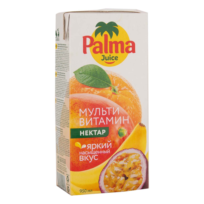 Нектар Palma Juice мультивитаминеральное 0,95 л