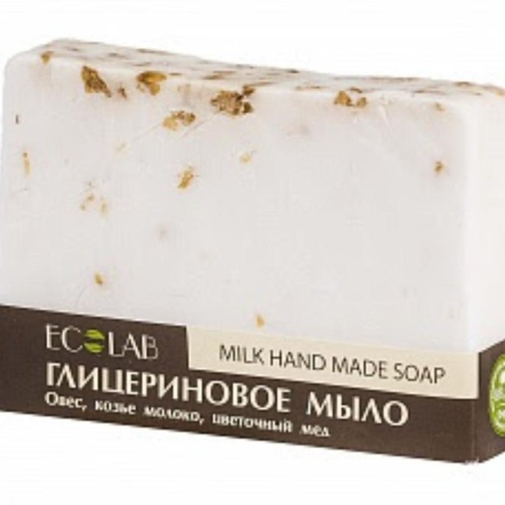 VEGAN МЫЛО ЭКОЛАБ ГЛИЦЕРИНОВОЕ MILK SOAP 130ГР