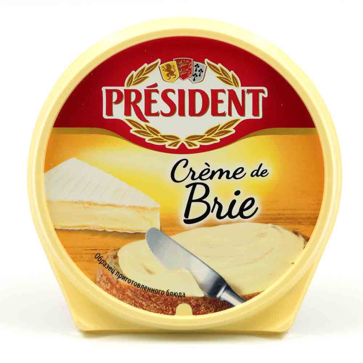 Сыр плавленый Creme de brie 50% President 125 г